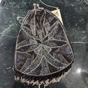 NWT Vintage 80s Andre Cellini Beaded Purse